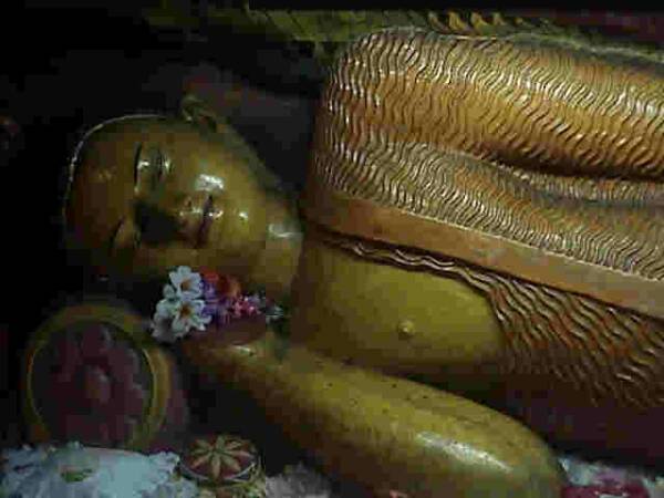 Reclining Buddha, believed to be from the Mihintale rock shrine