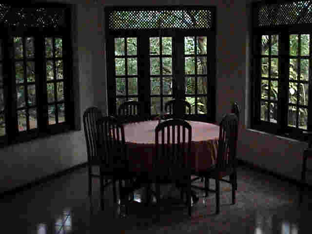 restaurant at Breetas Place on the Kandy road